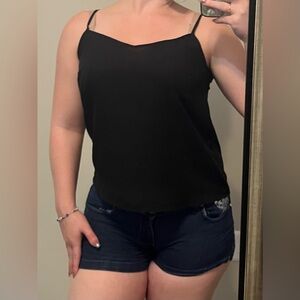 Black Women's Camisole Top